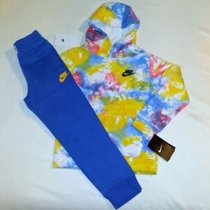 Nike Boys Youth 2pc Jogger Set With Hoodie- 7y